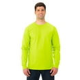 thumbnail image 1 of The Fruit of the Loom Adult HD Cotton Long-Sleeve T-Shirt - SAFETY GREEN - XL, 1 of 2