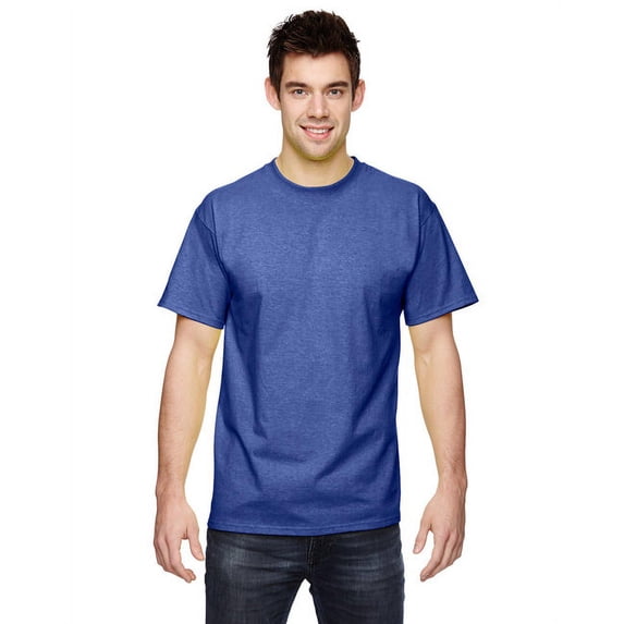 The Fruit of the Loom Adult HD Cotton T-Shirt - ADMIRAL BLUE - S