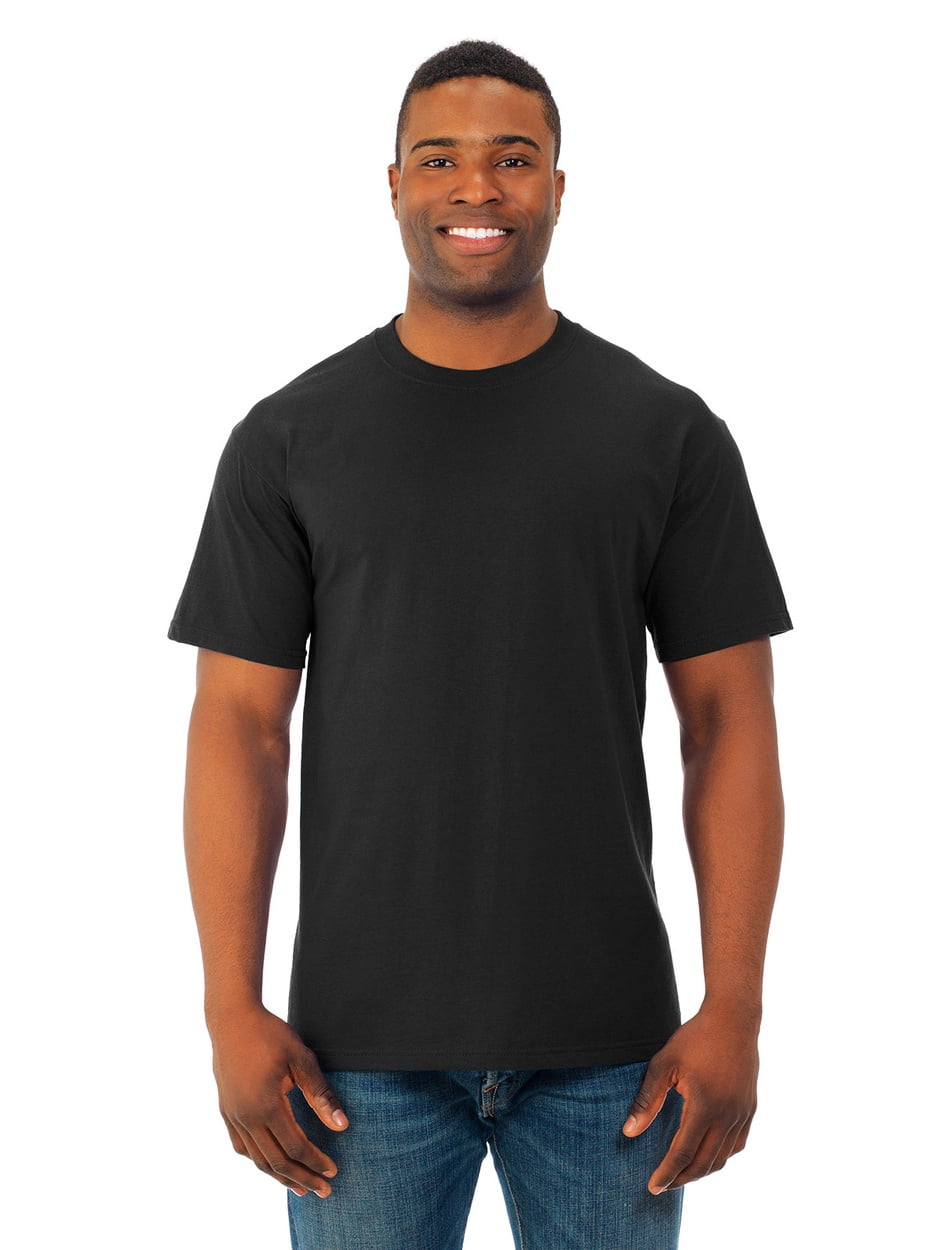 Fruit Of The Loom Iconic Long Sleeve T-Shirt - Unisex Classic Fit Tee - Black Ink Heather Color, Size XL - View #5