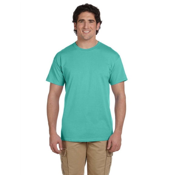 The Fruit of the Loom Adult HD Cotton T-Shirt - COOL MINT - 3XL