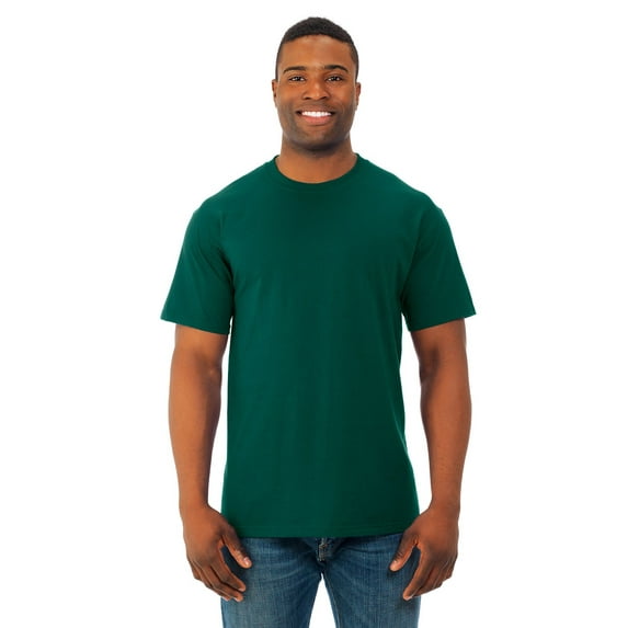 The Fruit of the Loom Adult HD Cotton T-Shirt - FOREST GREEN - M