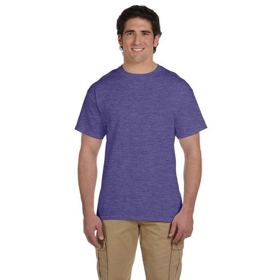 The Fruit of the Loom Adult HD Cotton T-Shirt - RETRO HTH PURP - XL