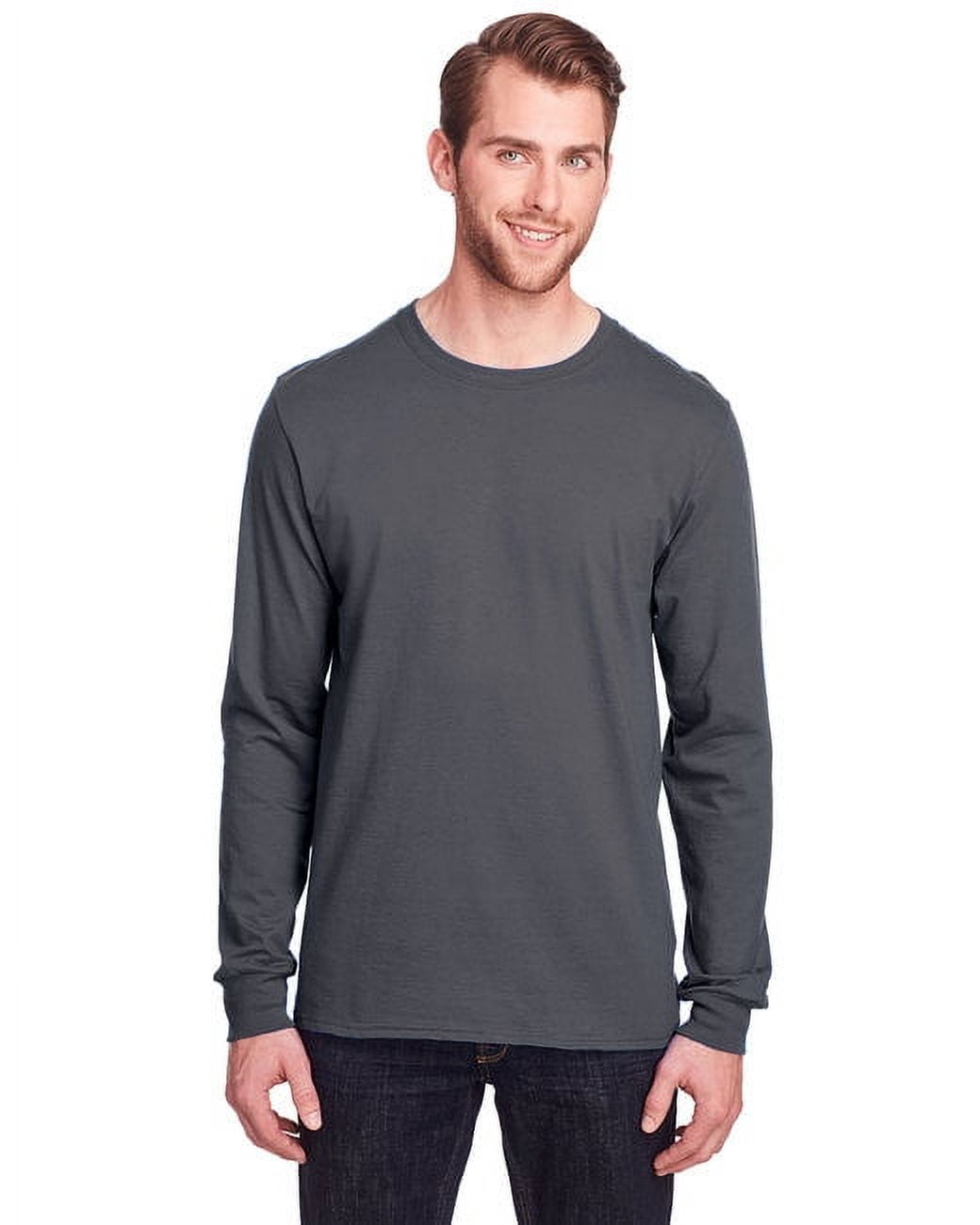 Fruit Of The Loom - T-shirt ICONIC - Gris Foncé - - 9.99