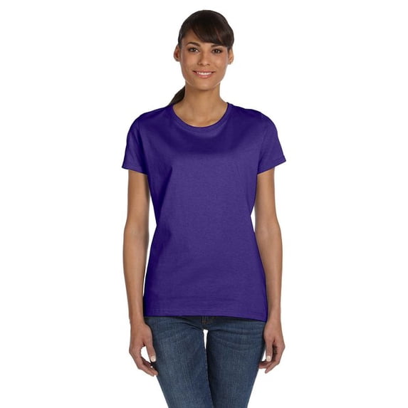 The Fruit of the Loom Ladies' HD Cotton T-Shirt - PURPLE - XL