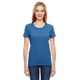 thumbnail image 1 of The Fruit of the Loom Ladies' HD Cotton T-Shirt - RETRO HTR ROYAL - S, 1 of 2
