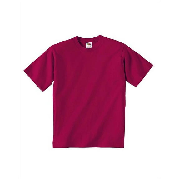 The Fruit of the Loom Youth HD Cotton T-Shirt - CARDINAL - M