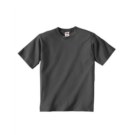 The Fruit of the Loom Youth HD Cotton T-Shirt - CHARCOAL GREY - M
