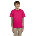 thumbnail image 1 of The Fruit of the Loom Youth HD Cotton T-Shirt - CYBER PINK - XS, 1 of 2
