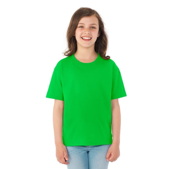 The Fruit of the Loom Youth HD Cotton T-Shirt - KIWI - S