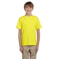 thumbnail image 1 of The Fruit of the Loom Youth HD Cotton T-Shirt - NEON YELLOW - L, 1 of 2