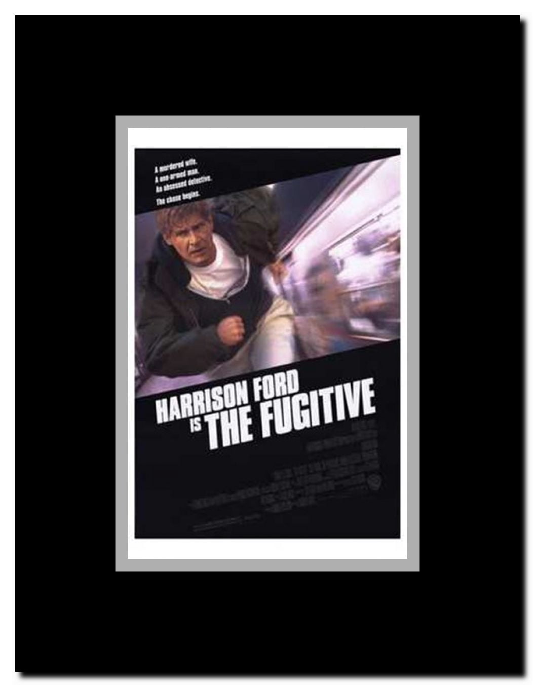 The Fugitive Framed Movie Poster