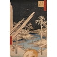 thumbnail image 1 of The Fukagawa Timberyard by Ando Hiroshige Wall Poster, 14.725" x 22.375", 1 of 4