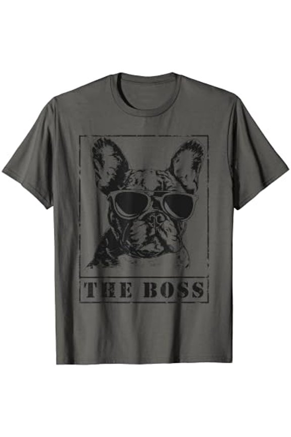 The Funny Frenchton Boss Mom Dad Dog Lover T-Shirt, Unisex T-Shirt