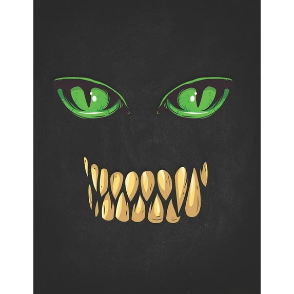 The Funny Office Gag Gifts: Dragon Smile Green Eyes Gift for Fantasy Believer Role Playing Party Planner Daily Weekly Monthly Undated Calendar Org