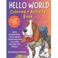 thumbnail image 1 of The Furry Friend Hello World Coloring Book: Travel Activity Coloring Book for Kids, (Paperback), 1 of 1