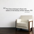 thumbnail image 1 of The Future Belongs Quote Lettering Wall Decal, 1 of 2