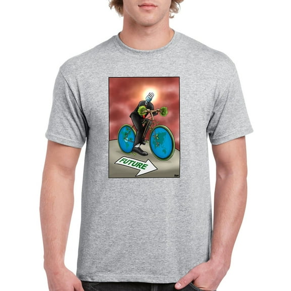 The Future Is Nature T-shirt Men's -Miguel Morales Designs