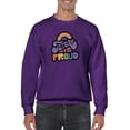 thumbnail image 1 of The Future Is Proud. Sweatshirt Men -Smartprints Designs, Male x-Large, 1 of 4