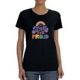 thumbnail image 1 of The Future Is Proud T-Shirt Women -Smartprints Designs, Female 5X-Large, 1 of 4