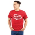thumbnail image 1 of The Future Now Geeky Nerdy Sarcastic Men's Graphic T Shirt Tees Brisco Brands S, 1 of 6