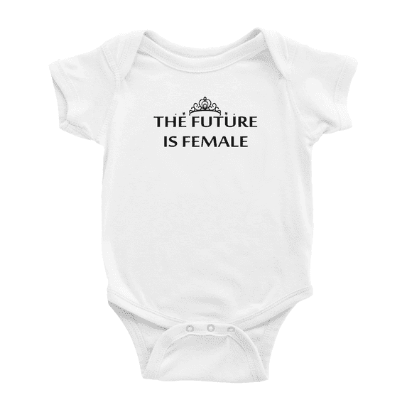 The Future is Female Funny Baby Clothing Bodysuits Boy Girl Unisex