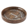thumbnail image 1 of The GG Collection Mango Wood Round Serving Tray, 1 of 7