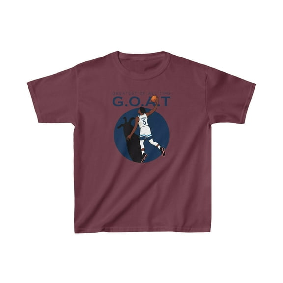 The GOAT Ants Edwards Minnesota back for basketball fans Kids Cotton Tee