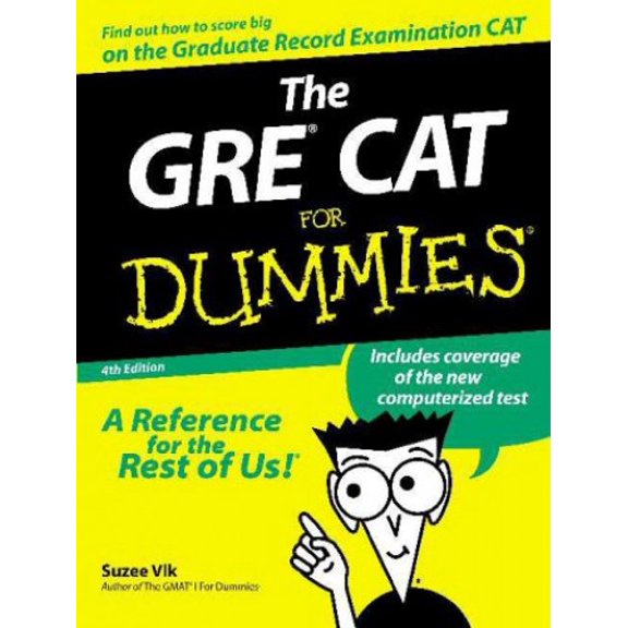 Pre-Owned The GRE® CAT For Dummies® Paperback