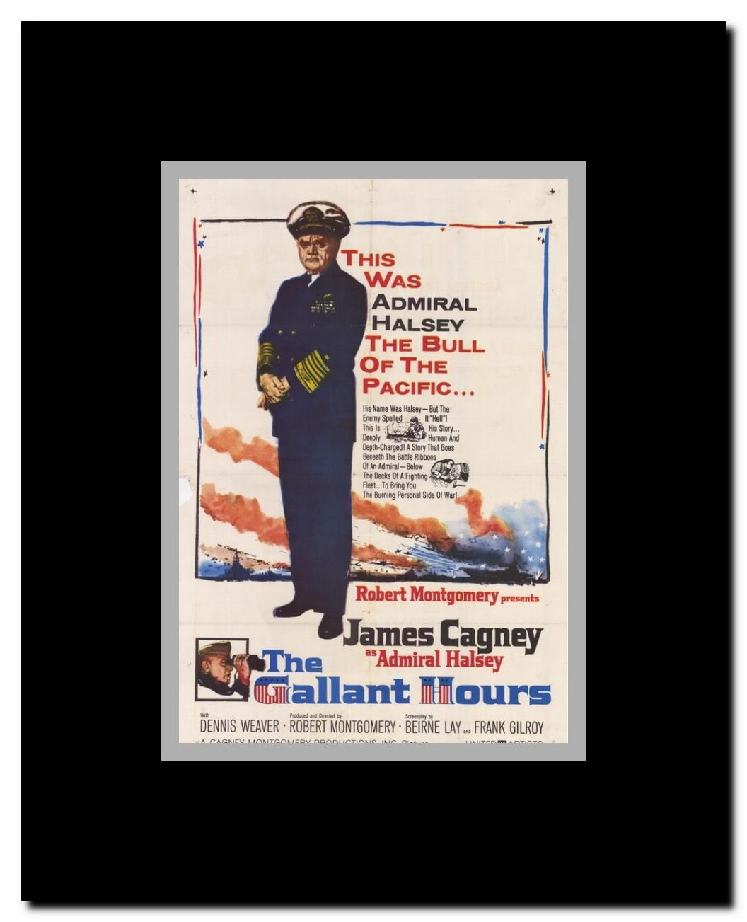 The Gallant Hours Framed Movie Poster