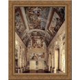 thumbnail image 1 of The Galleria Farnese 20x24 Gold Ornate Wood Framed Canvas Art by Carracci, Annibale, 1 of 2