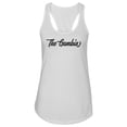 thumbnail image 1 of The Gambia Cursive Script Tank Women -Image by Shutterstock, Female x-Small, 1 of 4