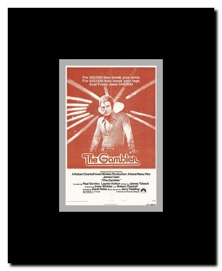 The Gambler Framed Movie Poster