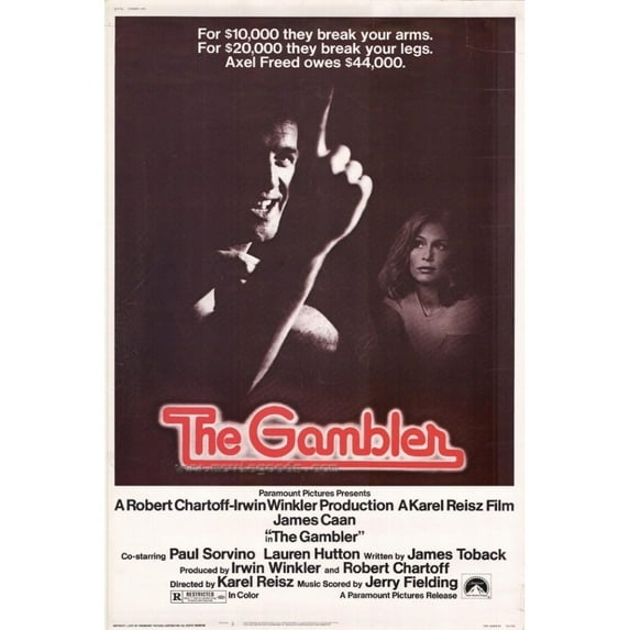 The Gambler Movie Poster Print (27 x 40)