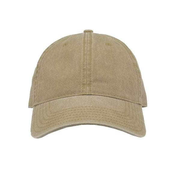 The Game B13095240 Pigment-Dyed Cap, Khaki - Adjustable