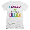 thumbnail image 1 of The Game Of Life The Game S/S Adult 30/1 T-Shirt White, 1 of 1