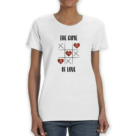 The Game Of Love T-Shirt Women -Smartprints Designs, Female Medium