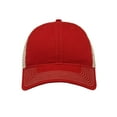 thumbnail image 1 of The Game - Soft Trucker Cap - GB880 - Vintage Red/ Khaki - Size: Adjustable, 1 of 3