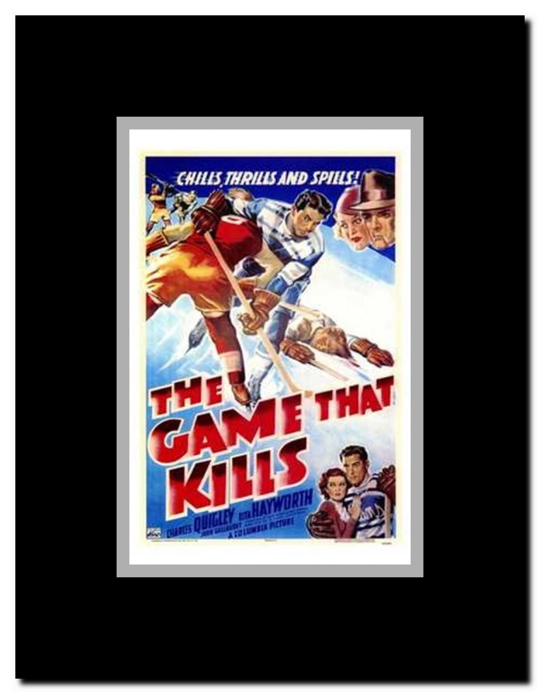 The Game That Kills Framed Movie Poster