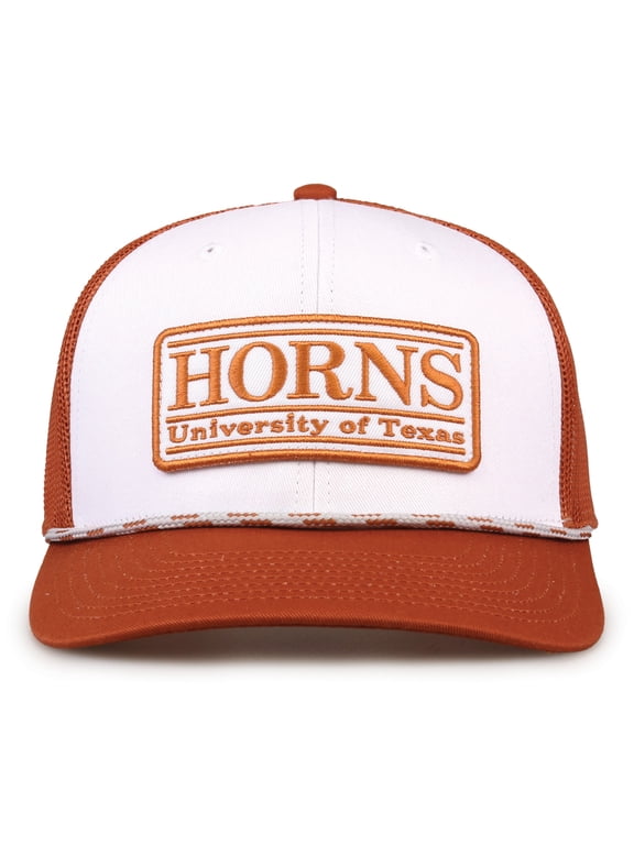 University of Texas Long Horns Retro Rope Trucker Snapback Hat Cap