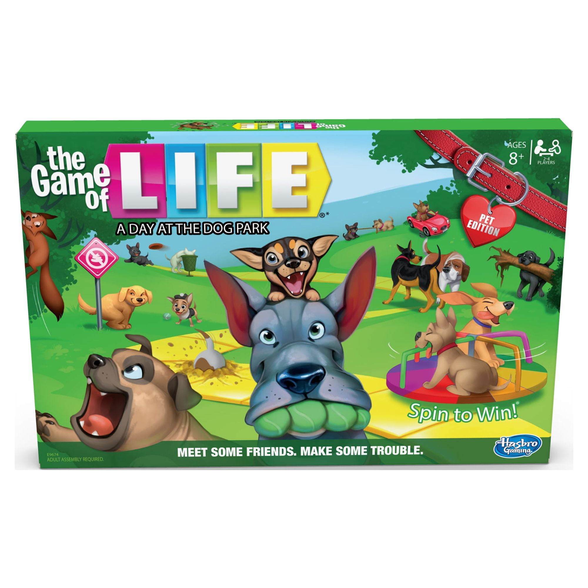The Game of Life: A Day at The Dog Park Board Game