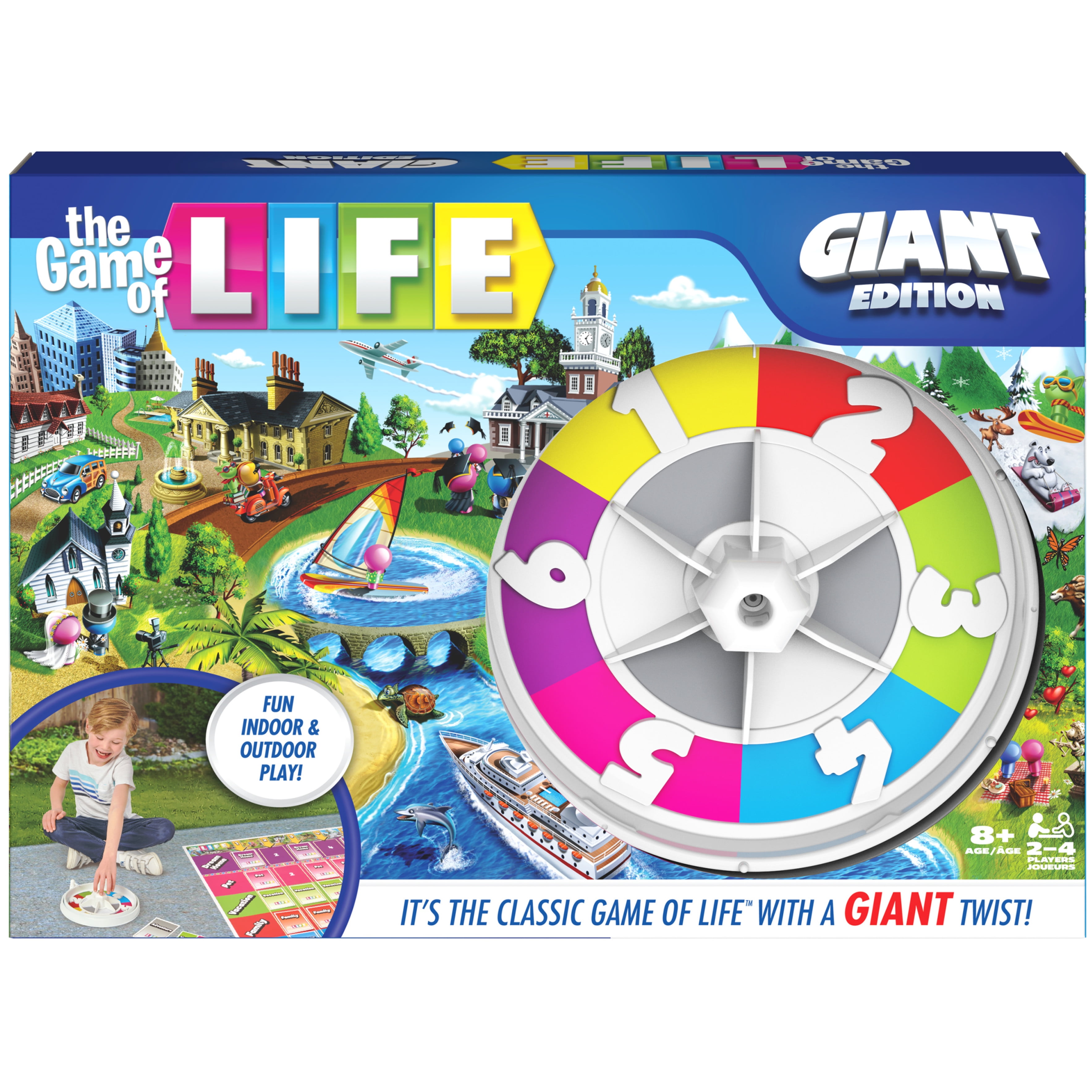 Shop Hasbro The Game Of Life Board Game For Families And Kids Board Games  for Kids age 8Y+