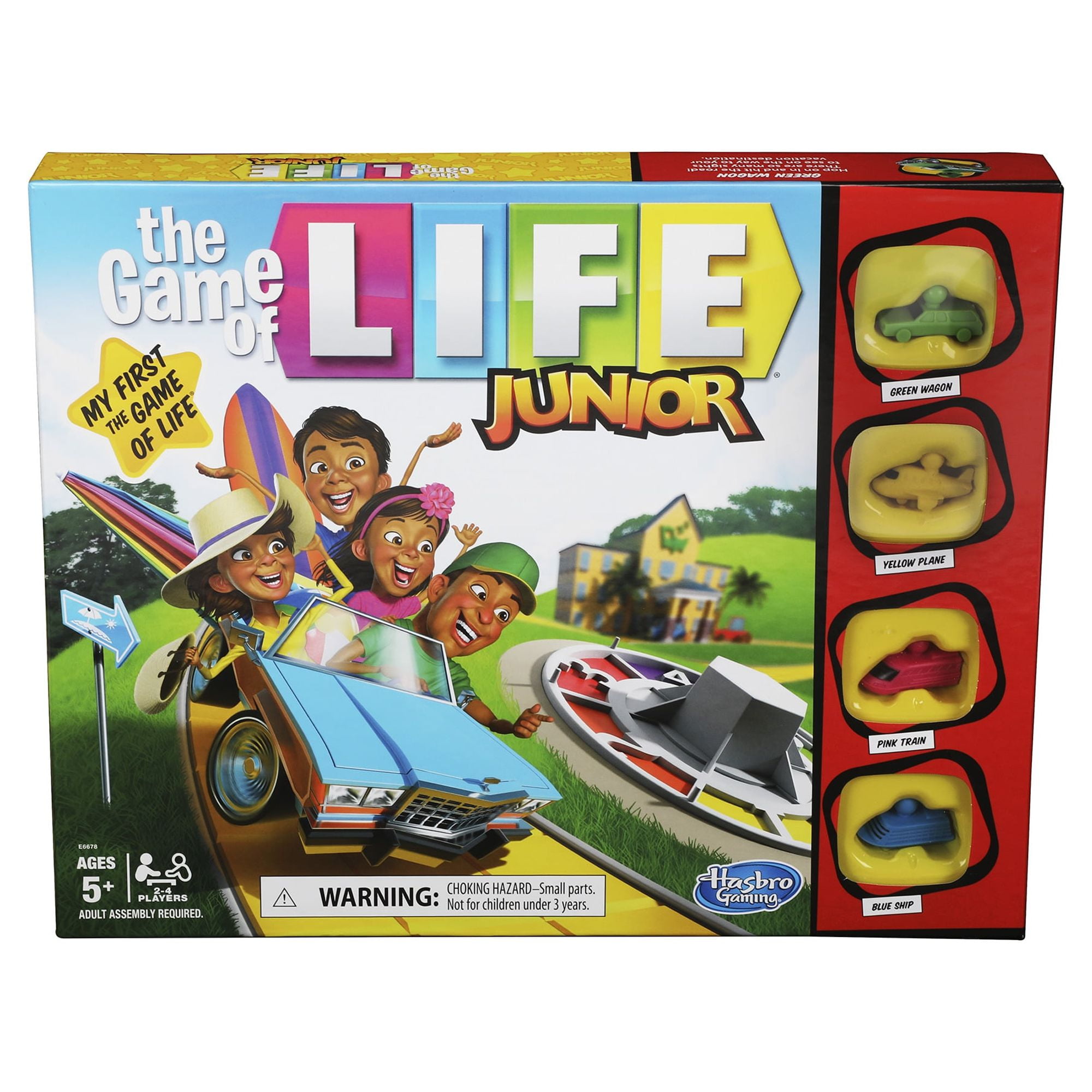 人生ゲーム The Game of LIFE JUNIOR Hasbro's The Game of Life Junior: Exciting Family Vacation Board