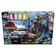 The Game of Life Jurassic Park Edition, Board Game for Kids and Family Ages 8 and Up, 2-4 Players