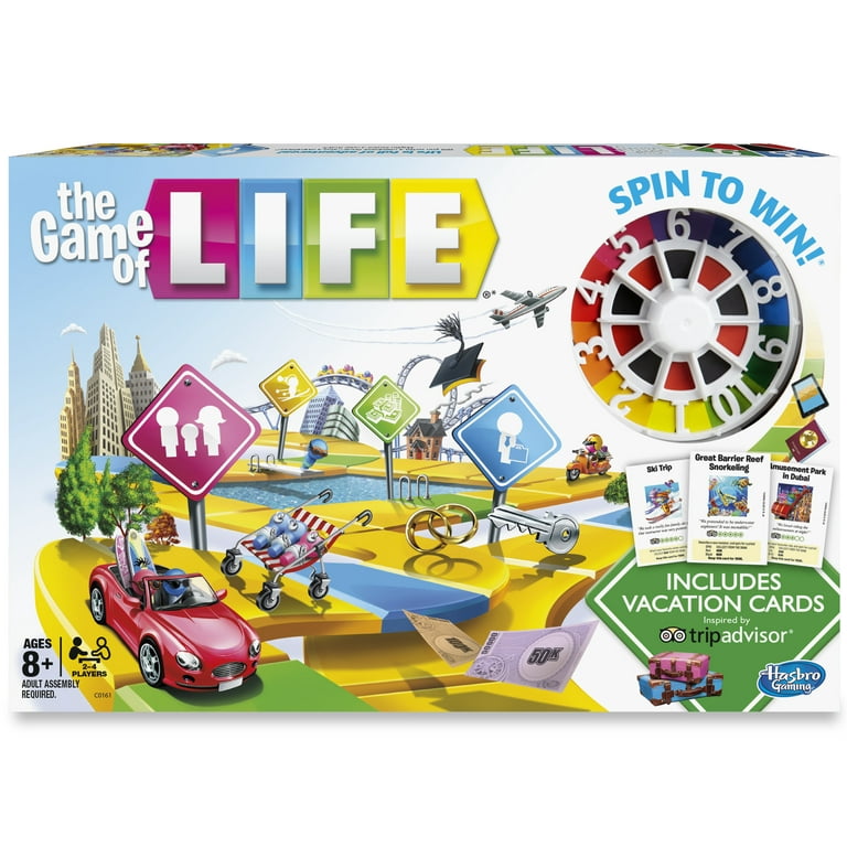  Hasbro The Game of Life: Twists & Turns Electronic Edition -  Board Game : Toys & Games