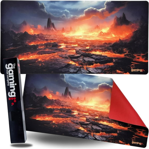 The Gaming Mat Company Lava Valley Single Player TCG Gaming mat