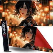 The Gaming Mat Company Single Player MTG Playmat & Gaming Mouse Pad - 28" x 14" Girl Gaming Mousepad Compatible with Magic The Gathering Playmats MTG Cards Gaming Mouse Mat Large Mouse Pad
