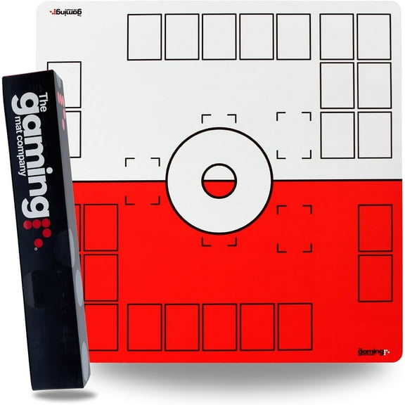 The Gaming Mat Pokemon Stadium Mouse Pad XL Deluxe, Red & White
