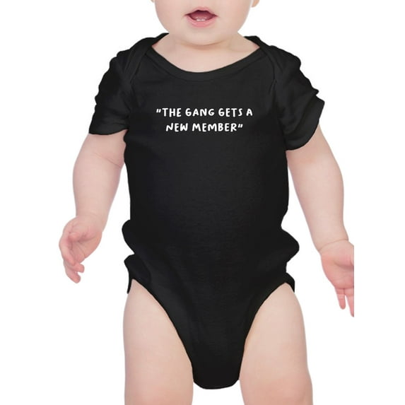 The Gang Gets A New Member Infant Bodysuit, 12 Months
