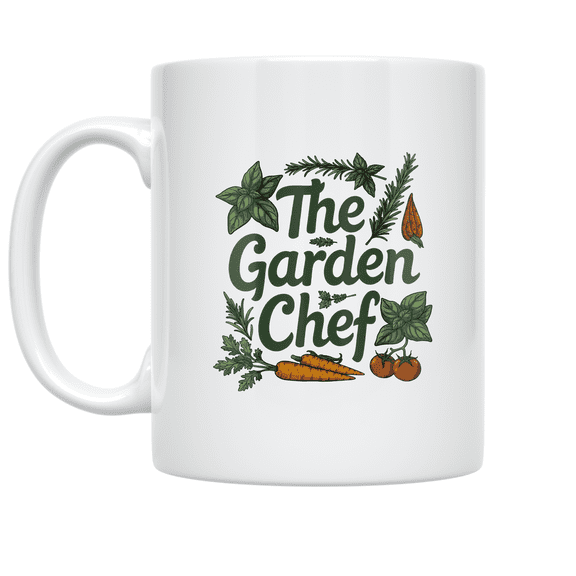 The Garden Chef - Culinary Enthusiast - 11 oz Ceramic Coffee Mug