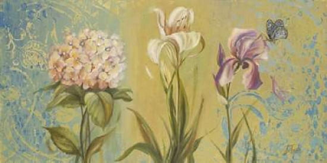 The Garden II Canvas Art - Patricia Pinto (24 x 48)